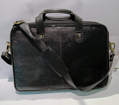 Green Hide Corvek Leather Laptop Bag