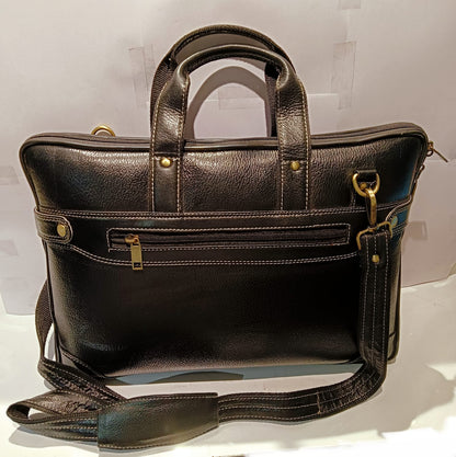 Green Hide Dexaro Leather Laptop Bag