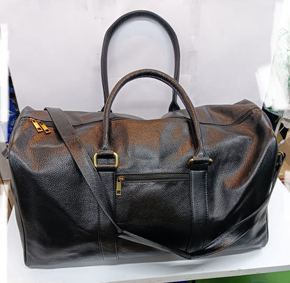 Green Hide Trenox Leather Duffle Bag