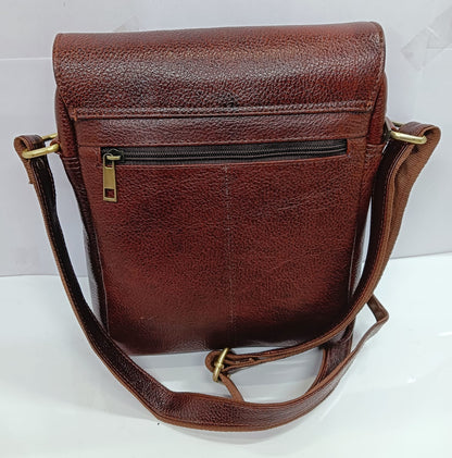 Green Hide Renox Leather Sling Bag