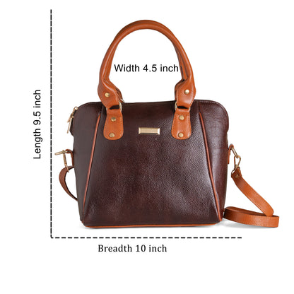 Green Hide Valisha Leather Ladies Bag