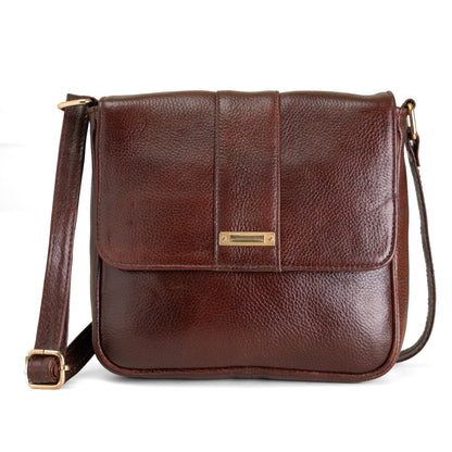 Green Hide Nivriti Leather Ladies Sling Bag