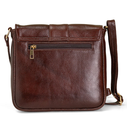 Green Hide Nivriti Leather Ladies Sling Bag