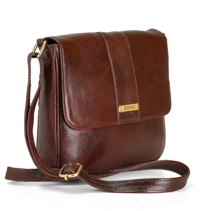 Green Hide Nivriti Leather Ladies Sling Bag