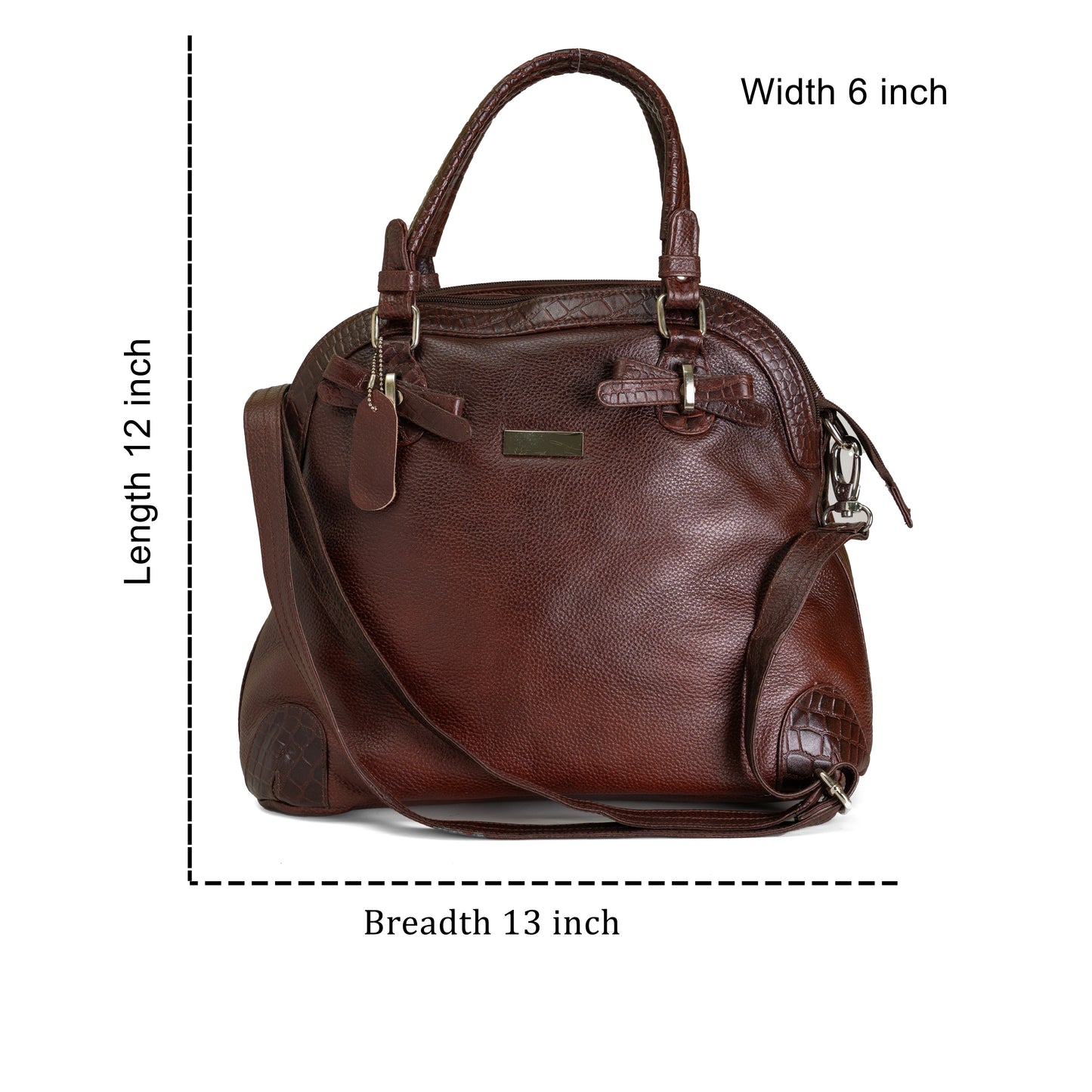 Green Hide Rivaah Leather Ladies Bag