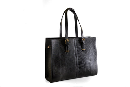 Green Hide Varnica Leather Ladies Bag