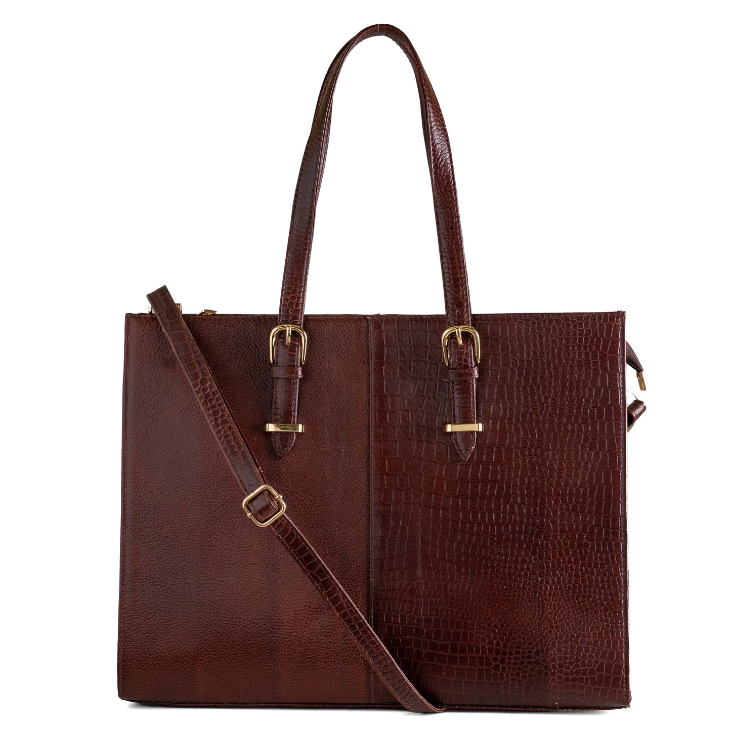 Green Hide Varnica Leather Ladies Bag