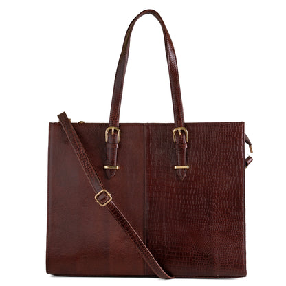 Green Hide Varnica Leather Ladies Bag