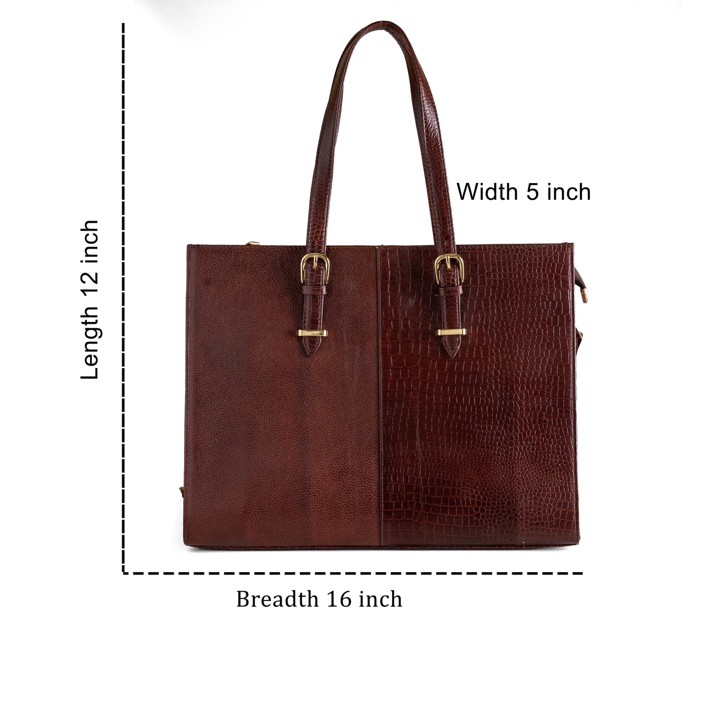 Green Hide Varnica Leather Ladies Bag