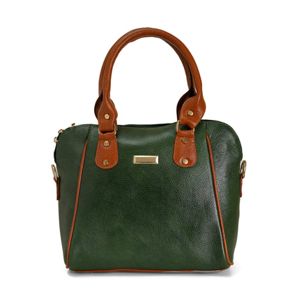 Green Hide Valisha Leather Ladies Bag