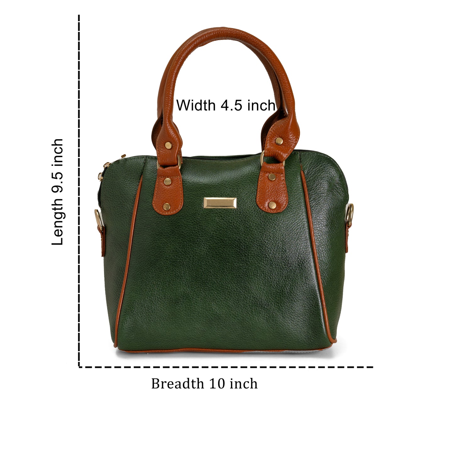 Green Hide Valisha Leather Ladies Bag
