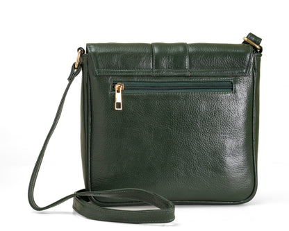 Green Hide Nivriti Leather Ladies Sling Bag