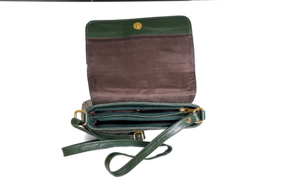 Green Hide Nivriti Leather Ladies Sling Bag
