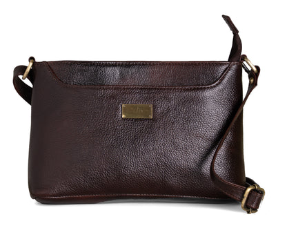 Green Hide Ziva Zest Leather Ladies Sling Bag