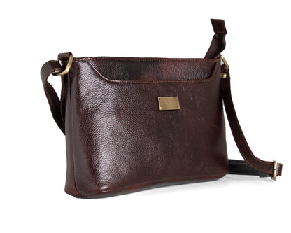Green Hide Ziva Zest Leather Ladies Sling Bag