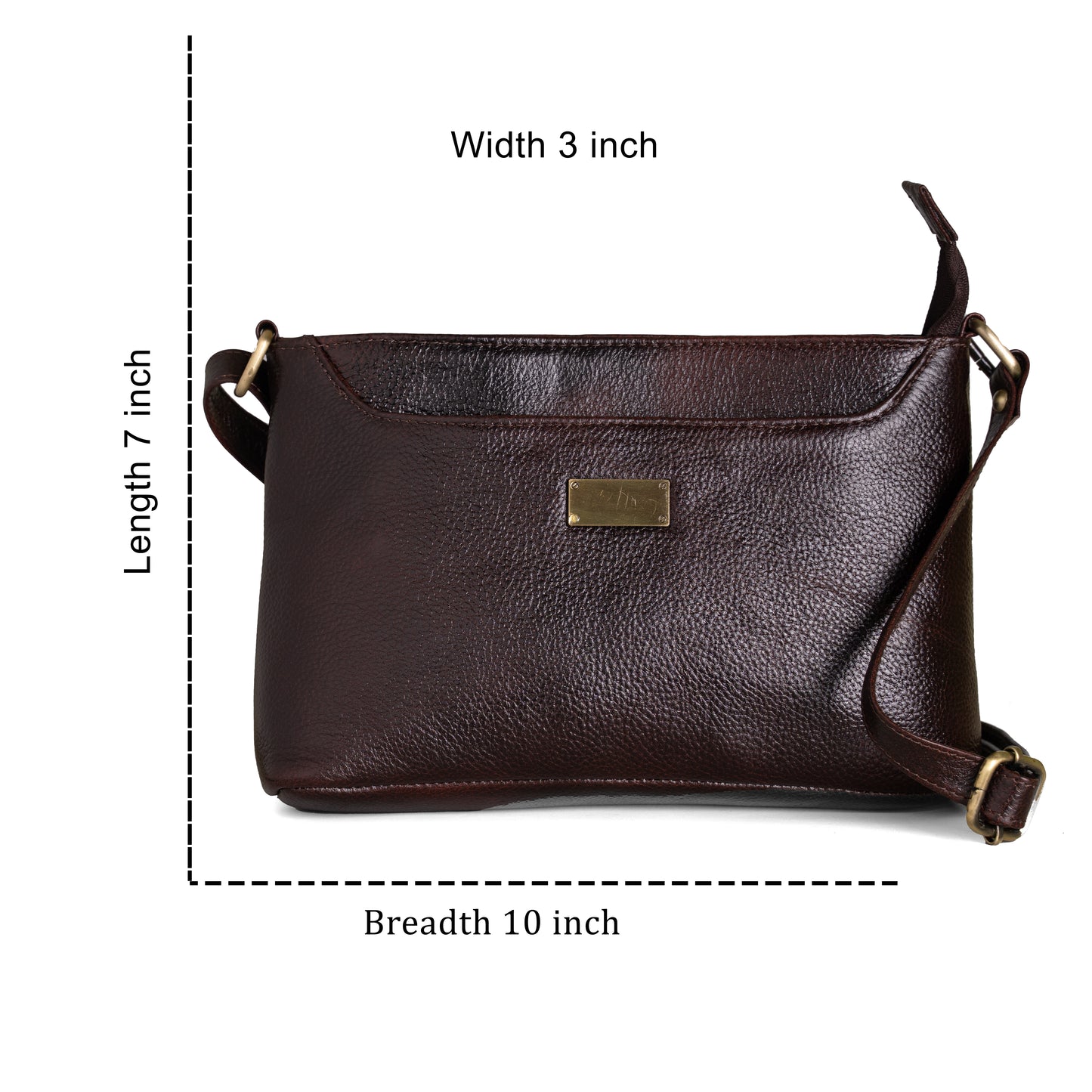 Green Hide Ziva Zest Leather Ladies Sling Bag