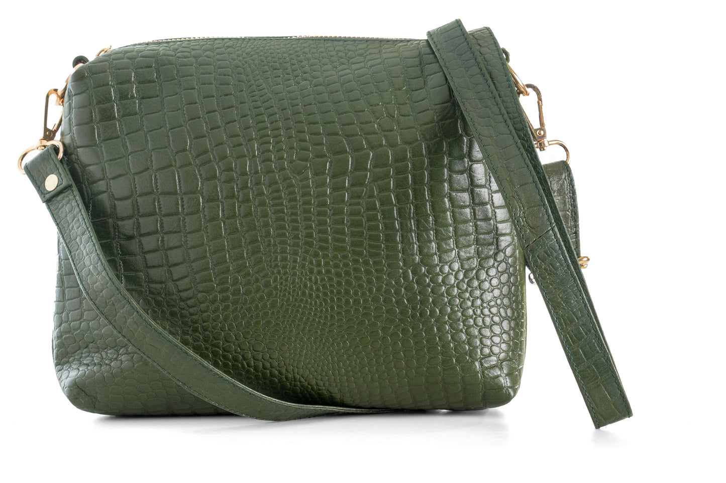 Green Hide Sira Leather Ladies Sling Bag