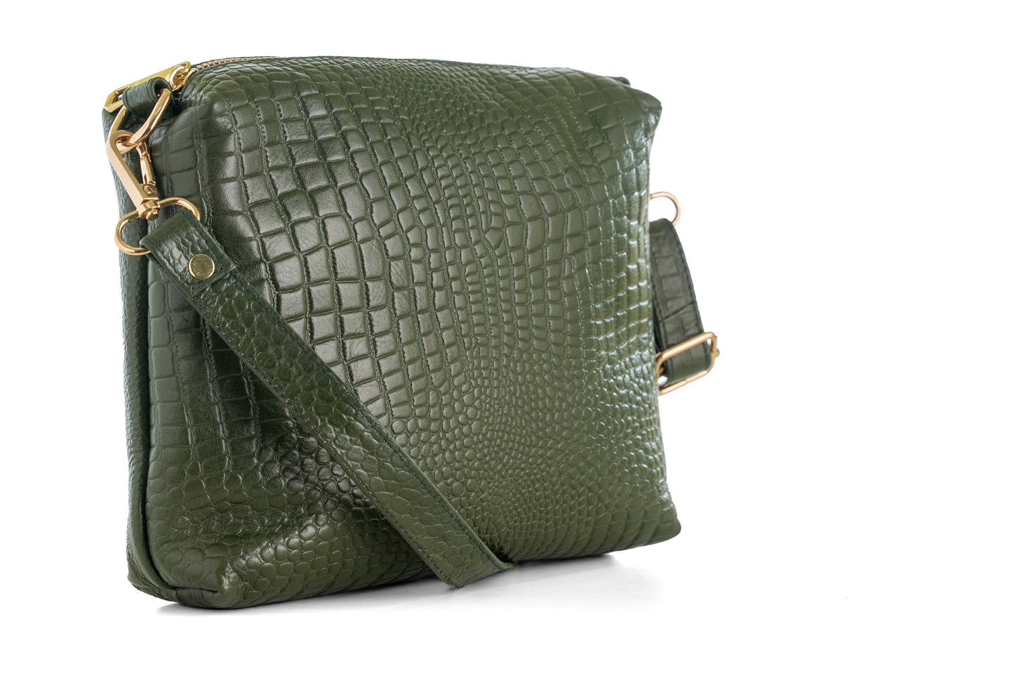 Green Hide Sira Leather Ladies Sling Bag