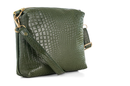 Green Hide Sira Leather Ladies Sling Bag