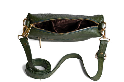 Green Hide Sira Leather Ladies Sling Bag